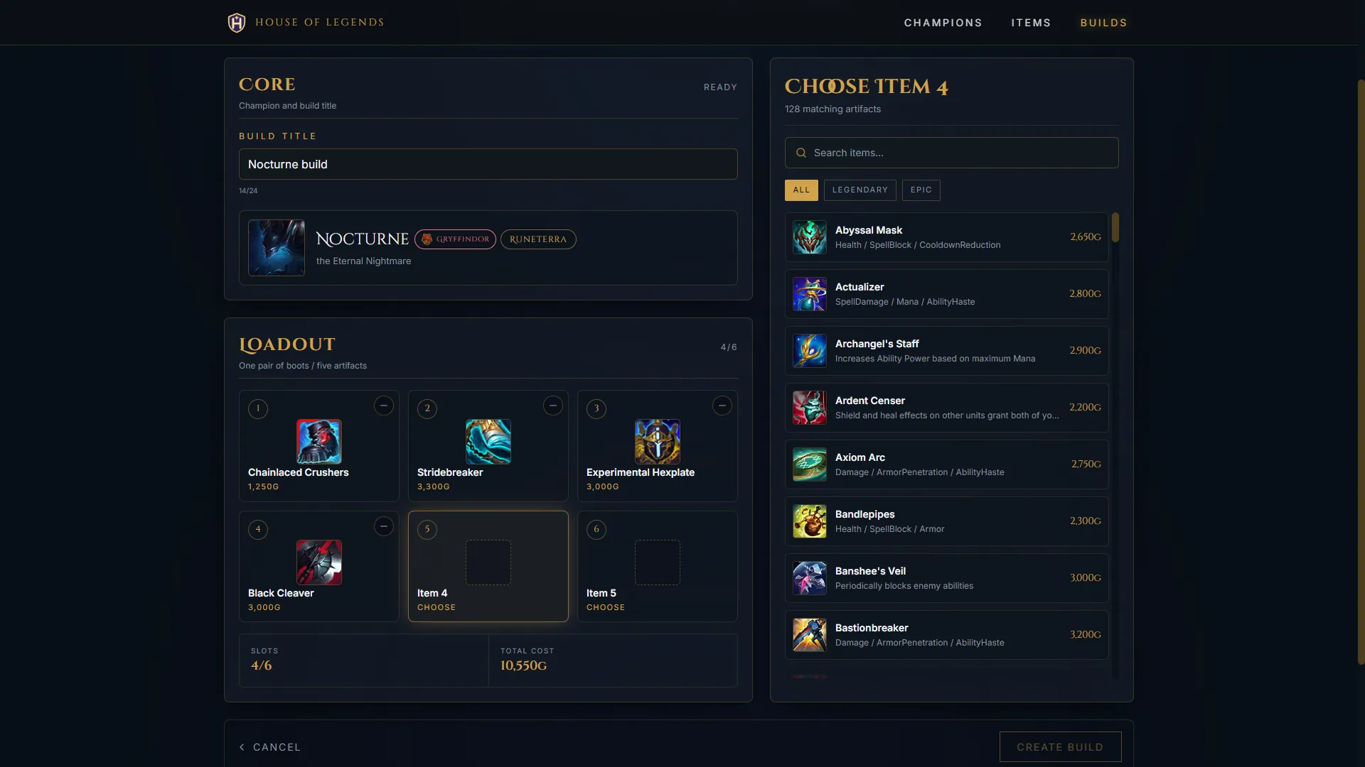 Screenshot 6 of 6 of House of Legends